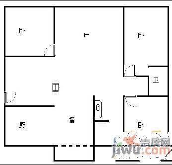 时代风华一期8室2厅3卫277㎡户型图