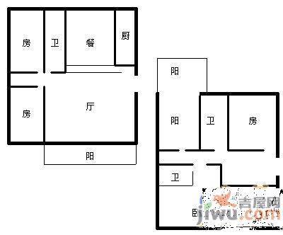 时代风华一期8室2厅3卫277㎡户型图