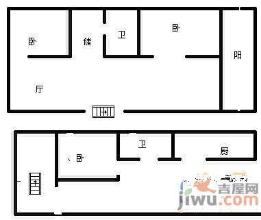 时代风华一期8室2厅3卫277㎡户型图