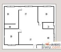 桃源新村南楼3室2厅1卫87㎡户型图