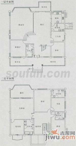 岭东紫郡9室3厅3卫429.9㎡户型图