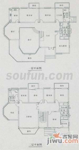 岭东紫郡9室3厅3卫495.8㎡户型图