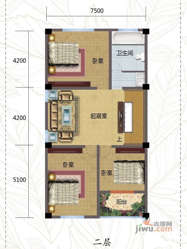 果林湖畔6室3厅3卫373㎡户型图