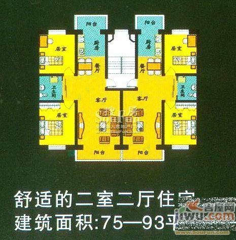 马塞公寓1室1厅1卫30㎡户型图