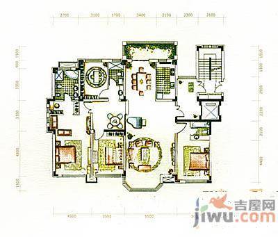 中海南湖1號普通住宅223.4㎡户型图