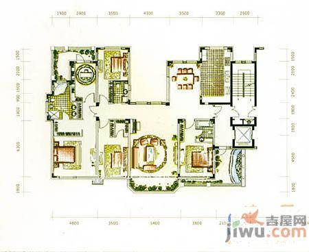 中海南湖1號普通住宅270.1㎡户型图