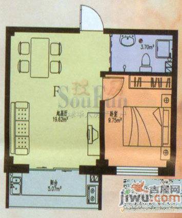 大众花园三期3室2厅2卫141.3㎡户型图