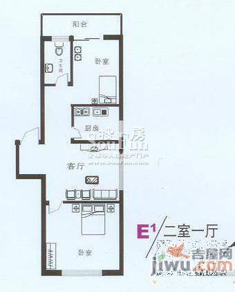 风华新苑3室2厅1卫133㎡户型图