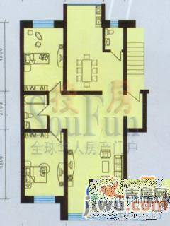 雁鸣湖山庄1室1厅1卫56㎡户型图