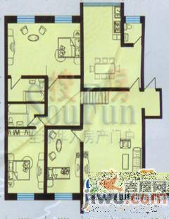 雁鸣湖山庄1室1厅1卫56㎡户型图