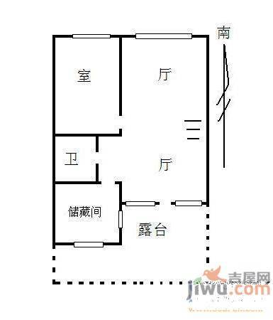 武夷嘉园2室2厅2卫129.3㎡户型图