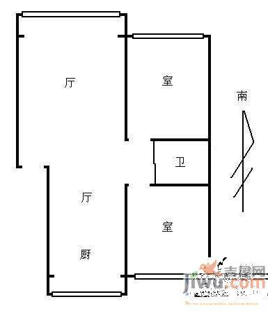 众诚家园2室2厅0卫户型图