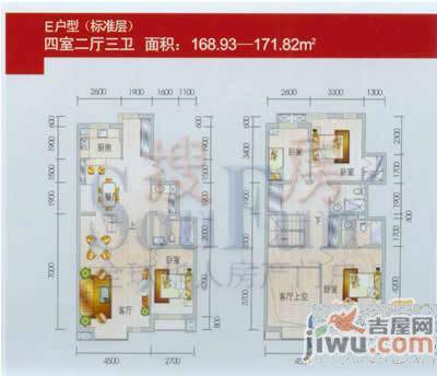 富苑华城1室1厅1卫27.8㎡户型图