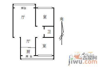 乐园小区3室2厅1卫户型图