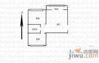 春铁新城2室1厅1卫50㎡户型图