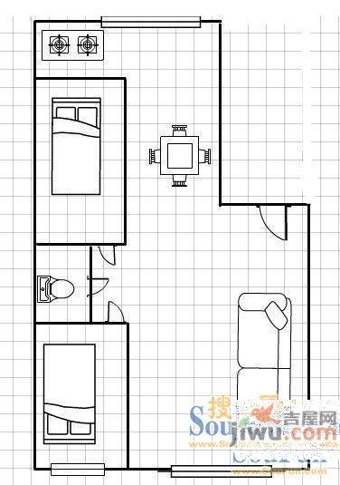 世纪嘉园3室1厅1卫户型图