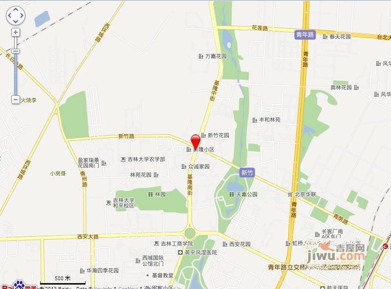 工行小区位置交通图图片