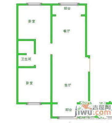 华侨新村3室2厅1卫户型图