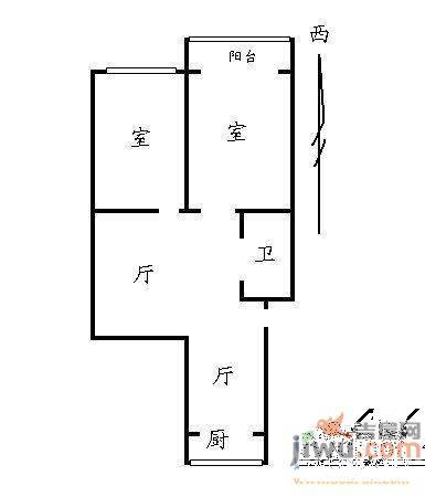 休干小区3室2厅2卫150㎡户型图