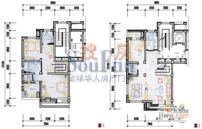 蕴城别墅1室1厅0卫户型图