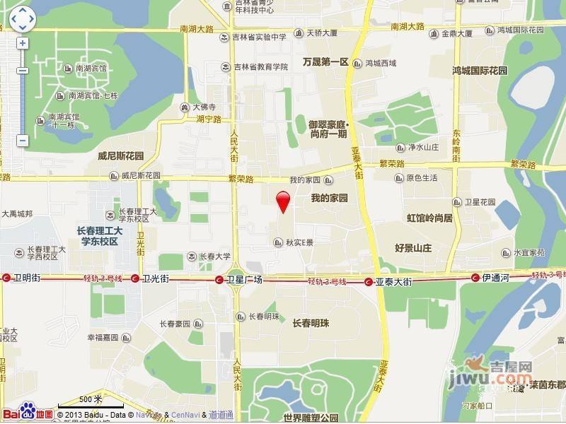 秋实e景二期位置交通图图片
