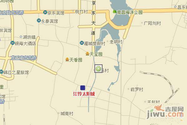 江铃太阳城位置交通图图片