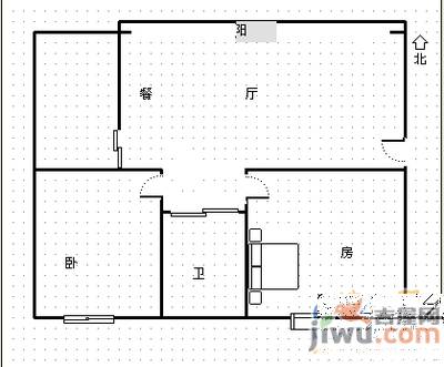 胜利广场3室2厅2卫146㎡户型图