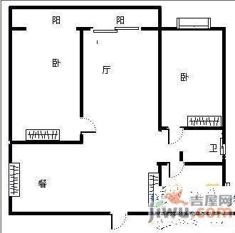 胜利广场3室2厅2卫146㎡户型图