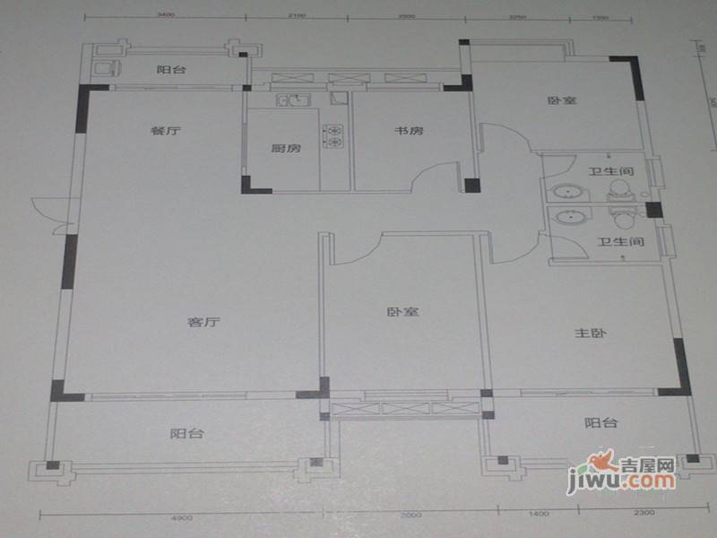 联泰棕榈庄园4室2厅2卫145.9㎡户型图