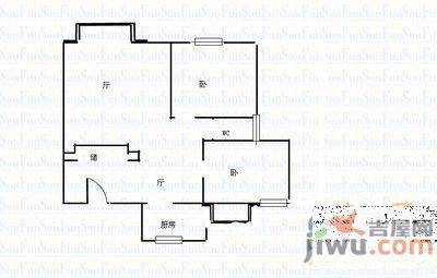 红谷世纪花园5室2厅2卫217㎡户型图