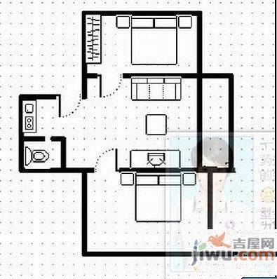 红谷世纪花园5室2厅2卫217㎡户型图