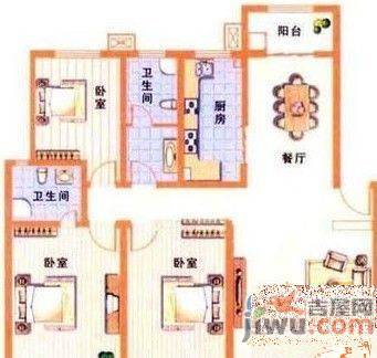 红谷世纪花园5室2厅2卫217㎡户型图