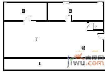 龙江花园3室2厅2卫户型图