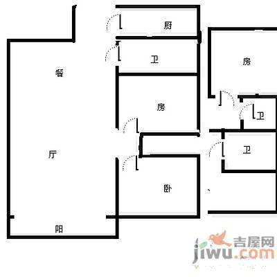 铭雅欧洲城6室4厅4卫300㎡户型图