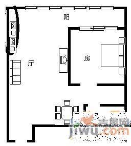 子固路2室1厅2卫户型图