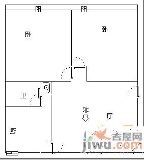 三经路3室2厅1卫154㎡户型图