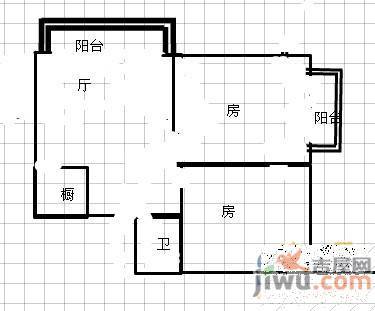 三经路3室2厅1卫154㎡户型图