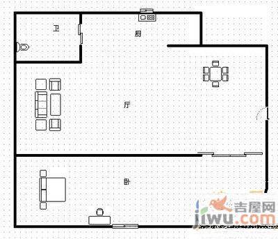 三经路3室2厅1卫154㎡户型图