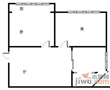 子固路2室1厅2卫户型图