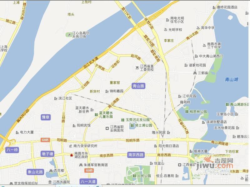 青山路小区位置交通图图片