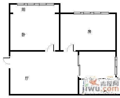 子固路2室1厅2卫户型图