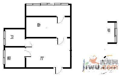 子固路2室1厅2卫户型图