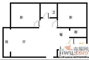 隆兴小区5室2厅2卫138㎡户型图