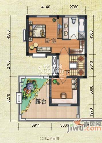 绿地兰宫别墅普通住宅178.9㎡户型图