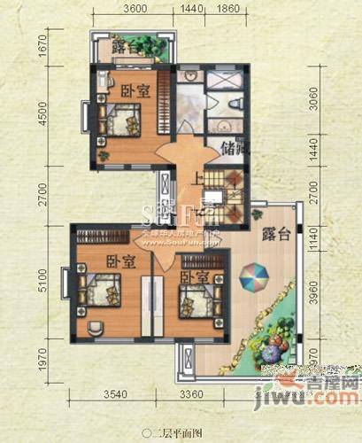 绿地兰宫别墅普通住宅178.9㎡户型图