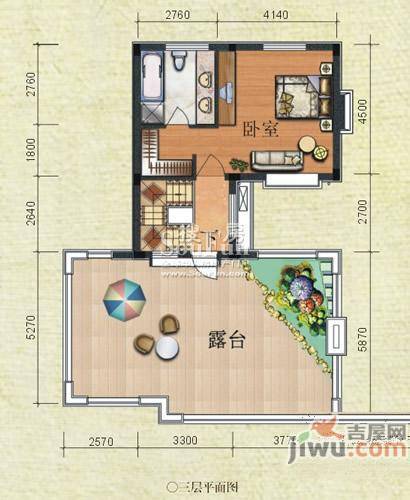 绿地兰宫别墅普通住宅171.6㎡户型图