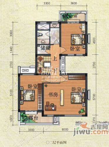 绿地兰宫别墅普通住宅171.6㎡户型图