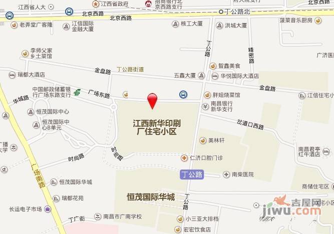 解放西路新华印刷厂宿舍位置交通图图片