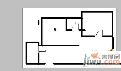 京山花园2室2厅1卫69㎡户型图