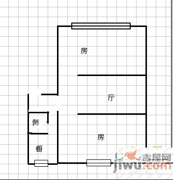 坝口巷2室1厅1卫49㎡户型图